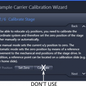 don't use calibrate